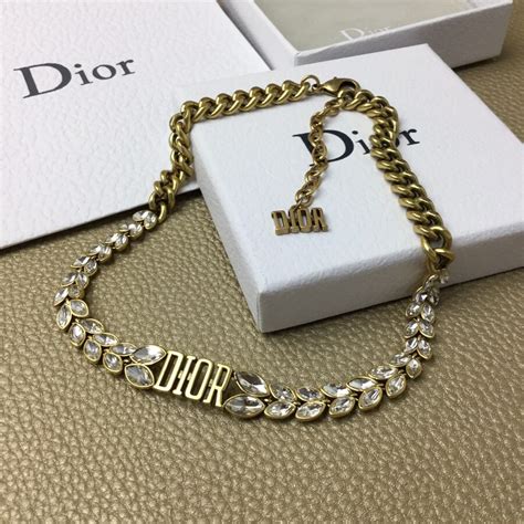 dior replica necklace|dior necklace for women.